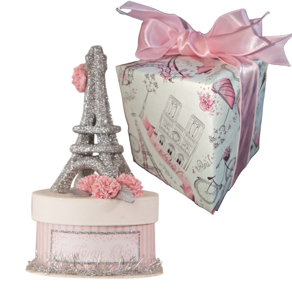 Eiffel Tower Box by Bethany Lowe - Free Gift Wrapping!